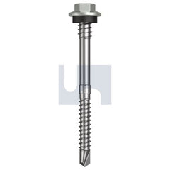 Hobsons - #12-14 x 68 - Shale Grey (Gull Grey) - + Scratchguard Metal SDS Hex + Washer + Xgrip - Class 4 | TSGM4XS1214068