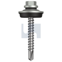Hobsons - #14-10 x 53 - Shale Grey (gull Grey) - Metal SDS Cyclone - Multiseal - Class 4 | TSGM4YM1410053