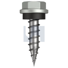 Hobsons - #10-12 x 20 SHALE GREY (GULL GREY) -CL4 AS3566 NEEDLE PT SDS HEX + WASH | Q151-SG (Pack of 1000)
