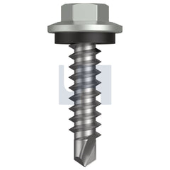 Hobsons - M6.2-11 x 25 Shale Grey (Gull Grey) -Cl4 As3566 Vmax Sds Hex + Washer | Qa73-Sg (Pack Of 500)