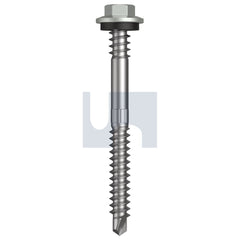 Hobsons - M6.2-13 X 65 Shale Grey (Gull Grey) -Cl4 As3566 + Scratchguard Vmax Sds Hex + Washer + Xgrip | Fs312-Sg (Pack Of 100)