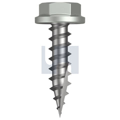 Hobsons - #10-12 x 20 SHALE GREY (GULL GREY) -CL4 AS3566 TYPE 17 FLANGED HEX HEAD | Q519-SG (Pack of 1000)