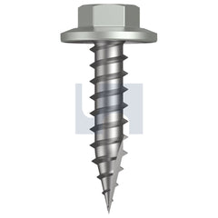 Hobsons - #12-11 x 25 SHALE GREY (GULL GREY) -CL4 AS3566 TYPE 17 FLANGED HEX HEAD | Q525-SG (Pack of 500)