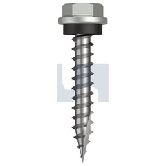 Hobsons - #10-12 x 30 SHALE GREY (GULL GREY) -CL4 AS3566 TYPE 17 HEX HEAD + WASHER | Q596-SG (Pack of 1000)