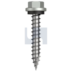 Hobsons - #14-10 x 40 Shale Grey (Gull Grey) -Cl4 As3566 Type 17 Hex Head + Washer | Q620-Sg (Pack Of 1000)