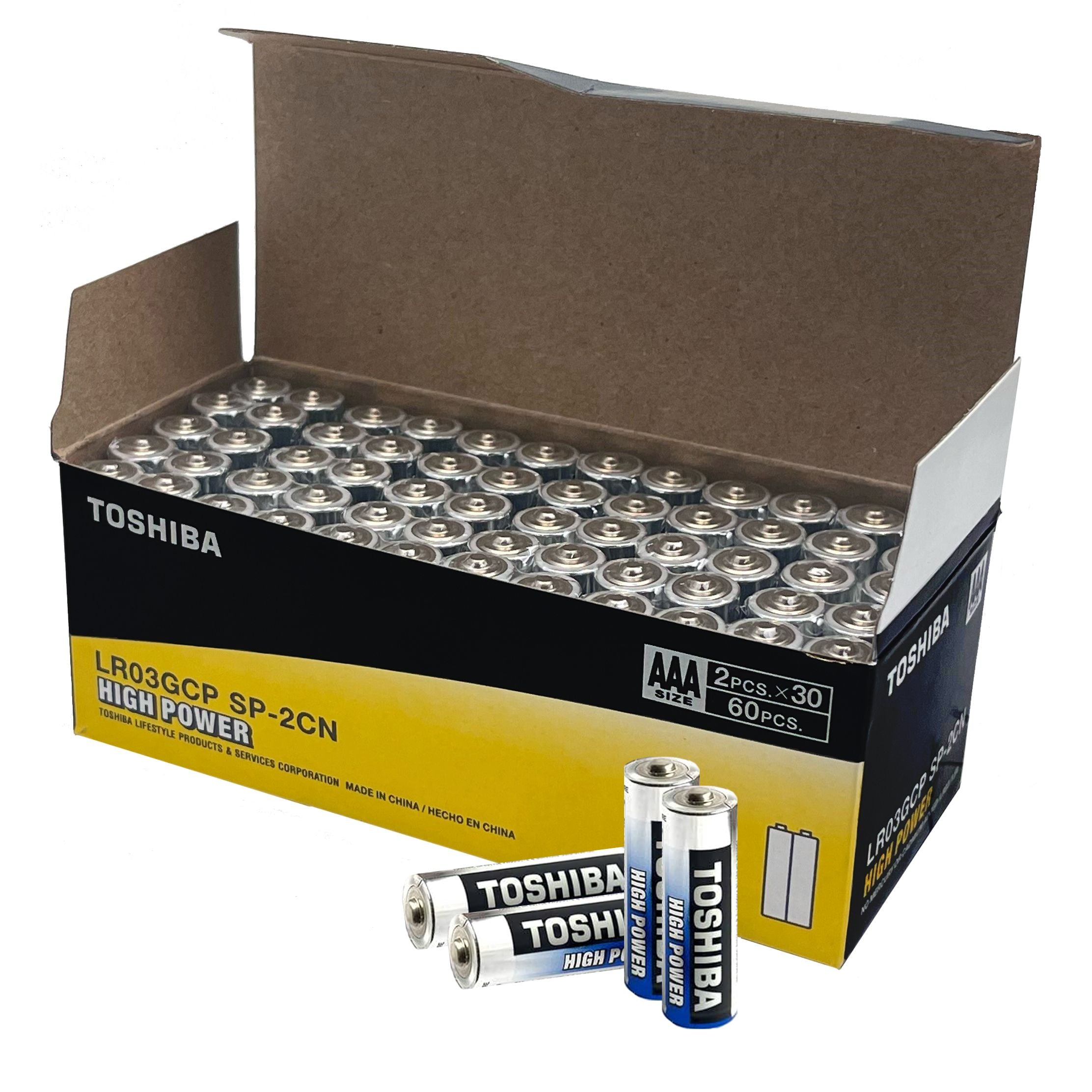 Power DC - Toshiba Alkaline AAA Shrink 2pk | TSLR3SP2