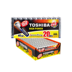 Power DC - Toshiba Alkaline AAA 20 Value Pack | TSLR3VP20