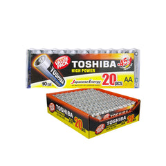 Power DC - Toshiba Alkaline AA 20 Value Pack | TSLR6VP20