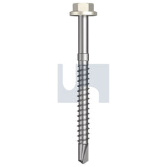 Hobsons - #14-10 x 75 - Surfmist (Titania) - + Scratchguard Metal SDS Flg Hex Head - Class 4 - Qty 500 | TSMM4FS1410075