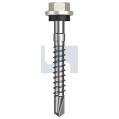 Hobsons - #14-10 x 50 Surfmist (Titania) -Cl4 As3566 + Scratchguard Metal Sds Hex Head + Washer | Q335-Sm (Pack Of 1000)