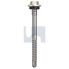 Hobsons - #12-14 x 68 - Surfmist (Titania) - + Scratchguard Metal SDS Hex + Washer + Xgrip - Class 4 | TSMM4XS1214068