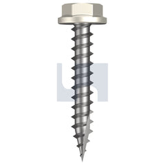 Hobsons - #10-12 x 30 SURFMIST (TITANIA) -CL4 AS3566 TYPE 17 FLANGED HEX HEAD | Q523-SM (Pack of 1000)