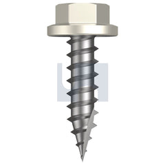 Hobsons - #14-10 x 30 - Surfmist (Titania) - Type 17 Flanged Hex Head - Class 4 - Qty 1000 | TSMW4FH1410030