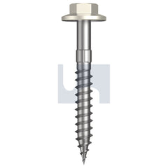 Hobsons - #12-11 x 45 SURFMIST (TITANIA) -CL4 AS3566 + SCRATCHGUARD TYPE 17 FLANGED HEX HEAD | Q535-SM (Pack of 1000)