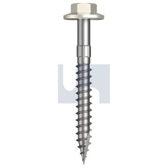 Hobsons - #12-11 x 50 SURFMIST (TITANIA) -CL4 AS3566 + SCRATCHGUARD TYPE 17 FLANGED HEX HEAD | Q540-SM (Pack of 1000)