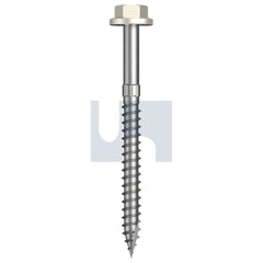 Hobsons - #14-10 x 75 - Surfmist (Titania) - + Scratchguard Type 17 Flanged Hex Head - Class 4 - Qty 500 | TSMW4FS1410075