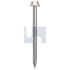 Hobsons - #14-10 x 90 - Surfmist (Titania) - + Scratchguard Type 17 Flanged Hex Head - Class 4 - Qty 250 | TSMW4FS1410090