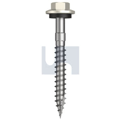 Hobsons - #12-11 x 50 SURFMIST (TITANIA) -CL4 AS3566 + SCRATCHGUARD TYPE 17 HEX HEAD + WASHER | FS610-SM (Pack of 200)