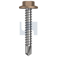 Hobsons - #12-14 x 35 - Stone - Metal SDS Flanged Hex Head - Class 3 | TSTM3FH1214035
