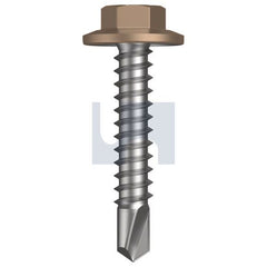 Hobsons - #12-14 x 30 - Stone - Metal SDS Flanged Hex Head - Class 4 | TSTM4FH1214030