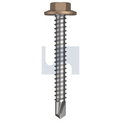Hobsons - #12-14 x 45 - Stone - Metal SDS Flanged Hex Head - Class 4 | TSTM4FH1214045