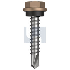 Hobsons - #10-16 x 25 STONE - CL4 AS3566 METAL SDS HEX HEAD + WASHER | Q280-ST (Pack of 1000)