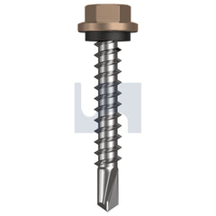 Hobsons - #14-10 x 42 Stone - Cl4 As3566 Metal Sds Hex Head + Washer | Q330-St (Pack Of 1000)