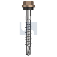 Hobsons - #14-10 x 50 Stone - Cl4 As3566 + Scratchguard Metal Sds Hex Head + Washer | Q335-St (Pack Of 1000)