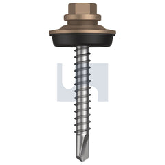 Hobsons - #14-10 x 53 - Stone - Metal SDS Cyclone - Multiseal - Class 4 | TSTM4YM1410053