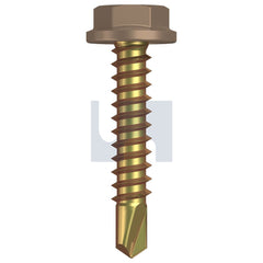 Hobsons - #10-16 x 25 STONE - ZYP AS3566 METAL SDS FLANGED HEX HEAD | Q507-ST (Pack of 1000)