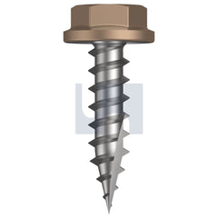 Hobsons - #10-12 x 20 STONE - CL4 AS3566 TYPE 17 FLANGED HEX HEAD | Q519-ST (Pack of 1000)