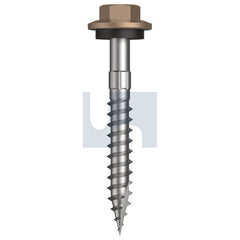 Hobsons - #12-11 x 45 STONE - CL4 AS3566 + SCRATCHGUARD TYPE 17 HEX HEAD + WASHER | Q605-ST (Pack of 1000)