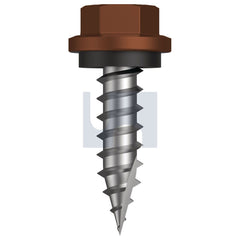 Hobsons - #14-10 x 25 Terrain - Cl4 As3566 Type 17 Hex Head + Washer | Q615-Te (Pack Of 1000)