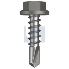 Hobsons - #14-10 x 25 - Wallaby - Metal SDS Flanged Hex Head - Class 4 - Qty 1000 | TWAM4FH1410025