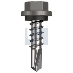 Hobsons - #14-10 x 25 Wallaby - Cl4 As3566 Metal Sds Hex Head + Washer | Q327-Wa (Pack Of 1000)