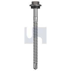 Hobsons - #12-14 x 75 - Wallaby - + Scratchguard Metal SDS Hex Head + Washer - Class 4 | TWAM4SS1214075