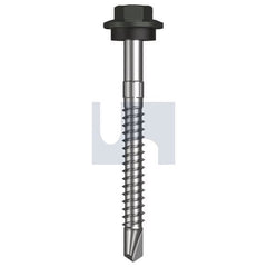 Hobsons - #12-14 x 55 - Woodland Grey (Thunder) - + Scratchguard Metal SDS Hex Head + Washer - Class 4 | TWGM4SS1214055
