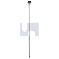 Hobsons - #14-14 X 205 Woodland Grey (Thunder) -Cl4 As3566 Metal Sds Hex + Washer + Xgrip | Qa24-Wg (Pack Of 250)