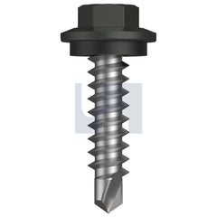 Hobsons - M6.2-11 x 25 Woodland Grey (Thunder) -Cl4 As3566 Vmax Sds Hex + Washer | Qa73-Wg (Pack Of 500)