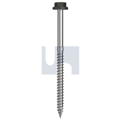 Hobsons - #14-10 x 100 - Woodland Grey (Thunder) - + Scratchguard Type 17 Flanged Hex Head - Class 4 - Qty 250 | TWGW4FS1410100