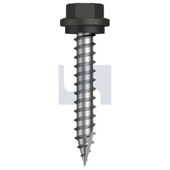 Hobsons - #14-10 x 40 Woodland Grey (Thunder) -Cl4 As3566 Type 17 Hex Head + Washer | Q620-Wg (Pack Of 1000)