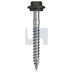 Hobsons - #12-11 x 50 WOODLAND GREY (THUNDER) -CL4 AS3566 + SCRATCHGUARD TYPE 17 HEX HEAD + WASHER | Q610-WG (Pack of 1000)