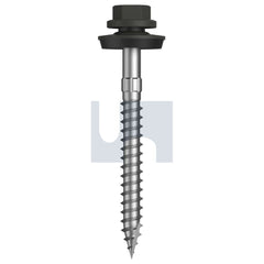Hobsons - #14-10 x 65 - Woodland Grey (Thunder) - + Scratchguard Type 17 Cyclone - Multiseal - Class 4 - Qty 250 | TWGW4YM1410065