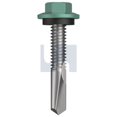 Hobsons - #12-24 x 32 Wilderness (Rivergum) -Cl4 As3566 S500 Sds Hex Head + Washer | Q486-Wi (Pack Of 1000)