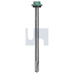 Hobsons - #12-24 x 85 Wilderness (Rivergum) -Cl4 As3566 S500 Sds Hex Head + Washer | Q489-Wi (Pack Of 500)