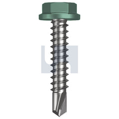 Hobsons - #10-16 x 25 WILDERNESS (RIVERGUM) -CL4 AS3566 METAL SDS FLANGED HEX HEAD | Q185-WI (Pack of 1000)