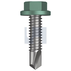 Hobsons - #14-20 x 25 - Wilderness (Rivergum) - Metal SDS Flanged Hex Head - Class 4 - Qty 1000 | TWIM4FH1420025