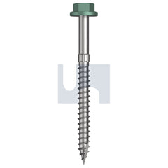 Hobsons - #14-10 x 75 - Wilderness (Rivergum) - + Scratchguard Type 17 Flanged Hex Head - Class 4 - Qty 500 | TWIW4FS1410075