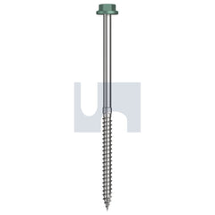 Hobsons - #14-10 x 125 - Wilderness (Rivergum) - + Scratchguard Type 17 Flanged Hex Head - Class 4 - Qty 250 | TWIW4FS1410125