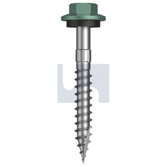 Hobsons - #12-11 x 45 WILDERNESS (RIVERGUM) -CL4 AS3566 + SCRATCHGUARD TYPE 17 HEX HEAD + WASHER | Q605-WI (Pack of 1000)